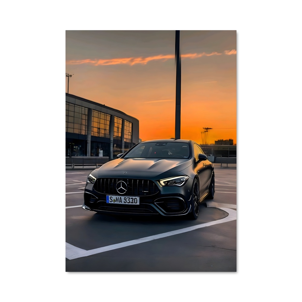 Poster Modern Drive – affiche Mercedes